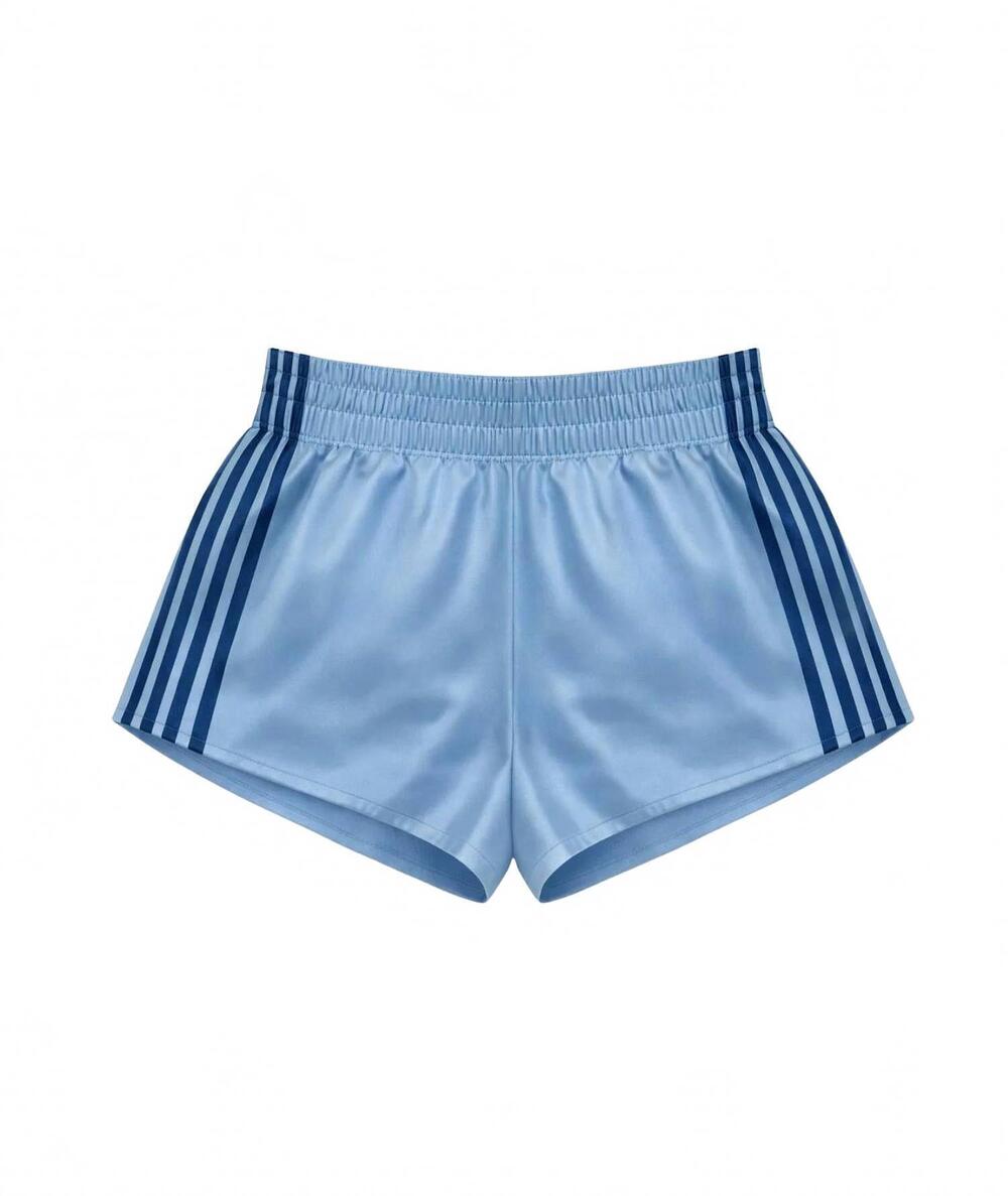 NEW KATIE J NYC girls jordan shorts in serene blue/denim blue